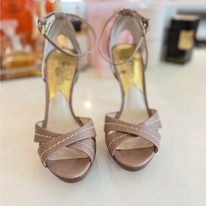 Michael Kors Taupe Strappy Sandals